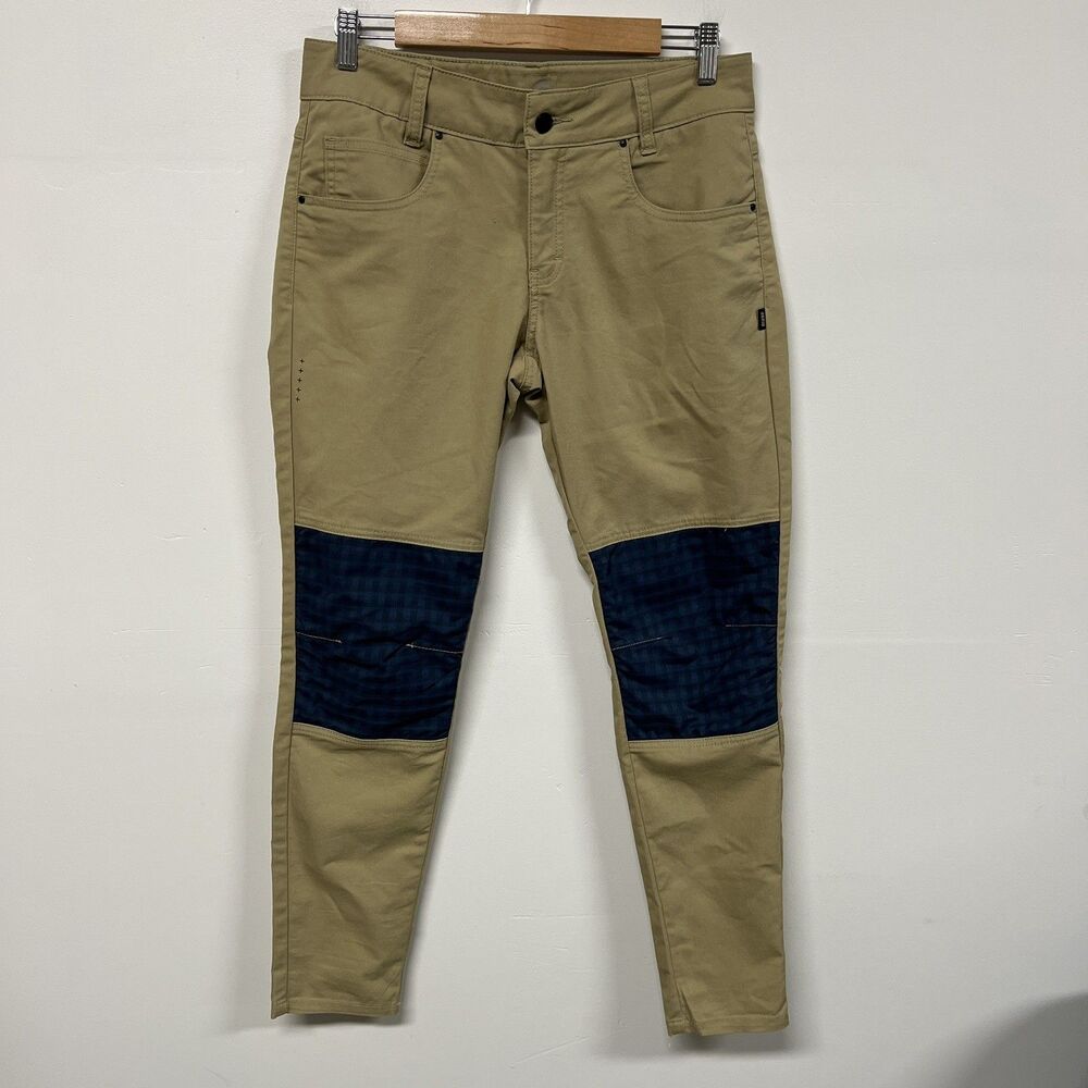 Orage Womens Fox Pants Size 30 Sand Combo Twill Knee Patch Streetwear Outdoor